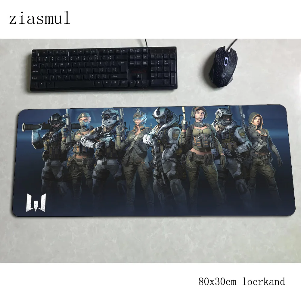 Игровой коврик для мыши warface 800x300x3 мм игровой большой популярный Настольный |