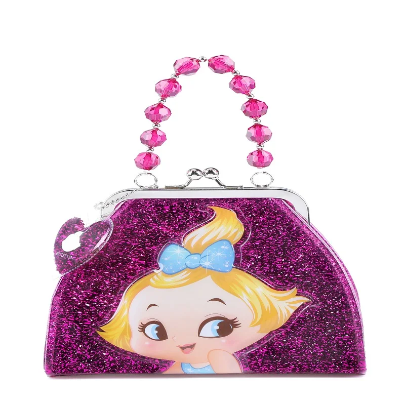 

Portable Cute Cartoon Bag Coin Purse Mary Mermaid Wrap Children's Gifts Crystal Bag Birthday Gift Tourist Souvenir Change Purse