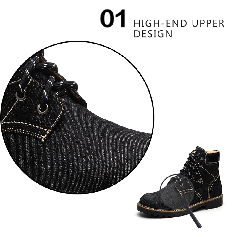 Ботильоны в британском стиле мужские ботинки модная весенне-Осенняя обувь