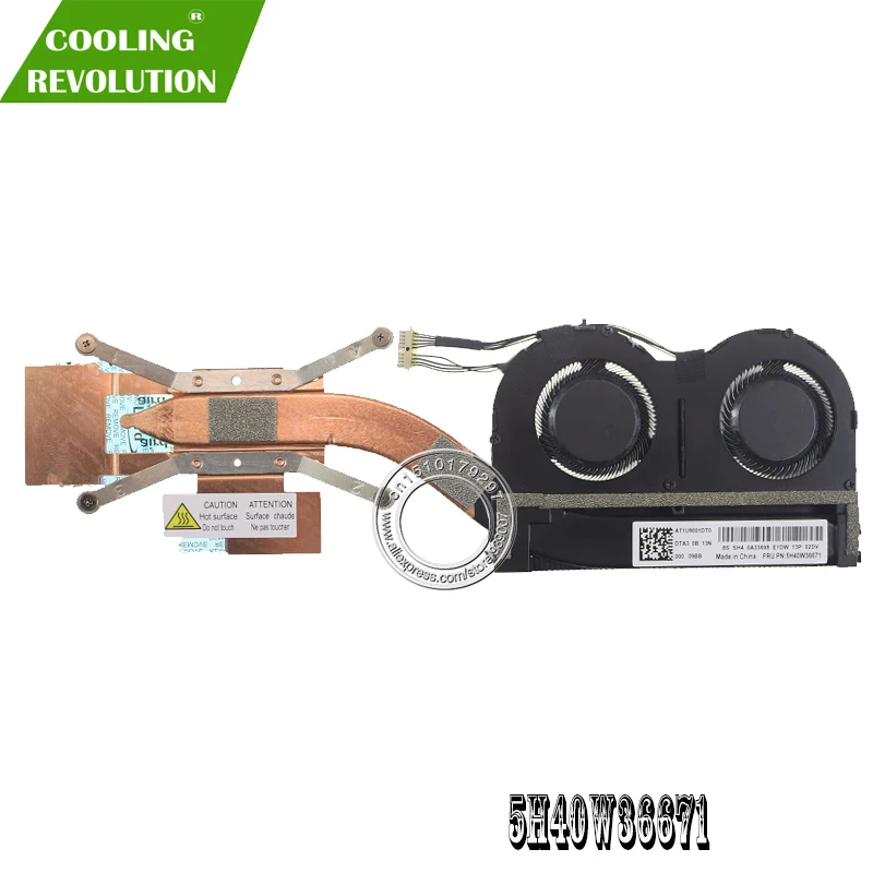 

Laptop CPU Heat sink Fan ND55C86 for Lenovo ThinkPad X1 Carbon 9th X1 Yoga 6th FRU PN: 5H40W36671