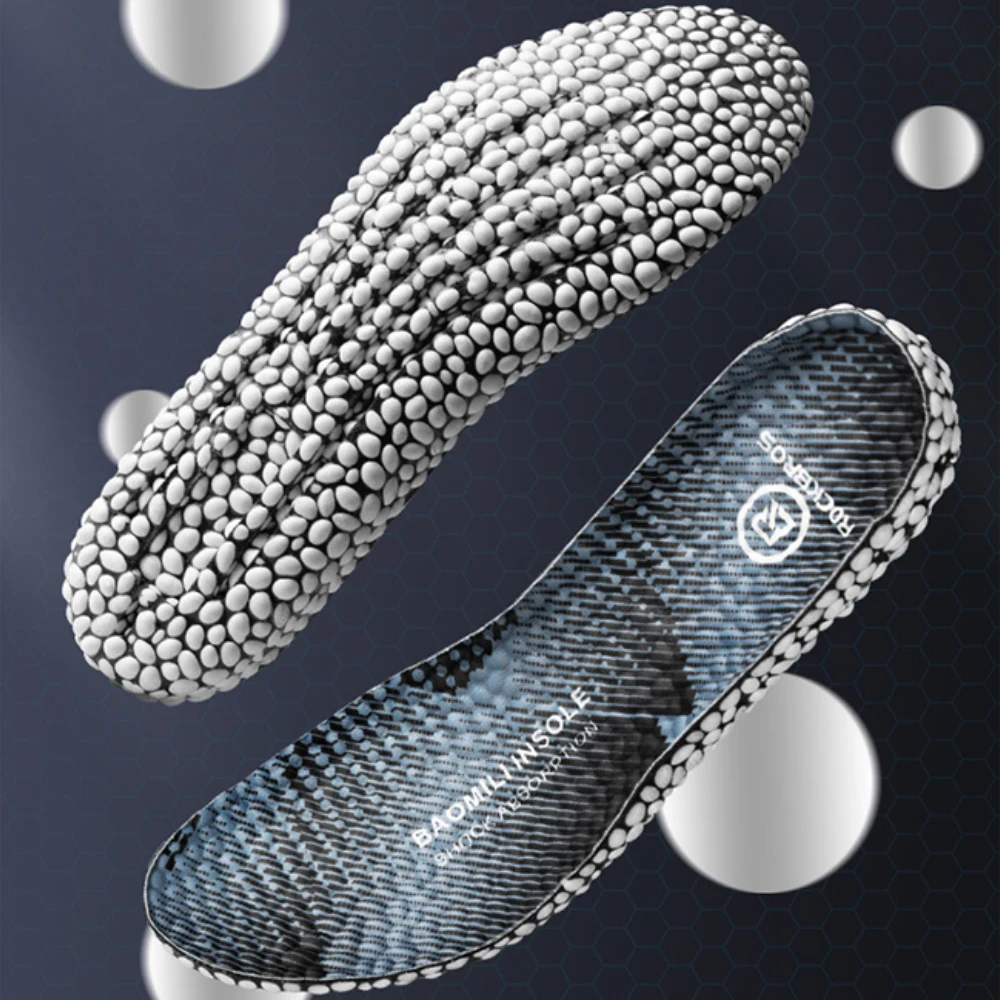 

3 Pairs Sports Insoles Men And Women Shock Absorption Comfortable Riding Sweat-Absorbent Breathable Soft Bottom Thickening