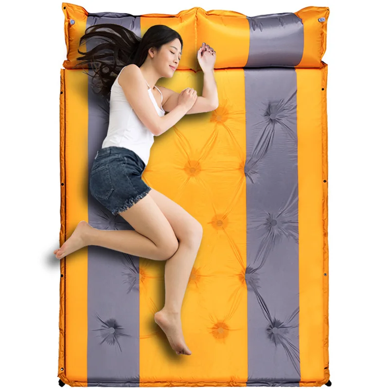 Утолщенный коврик для сна Самонадувающийся туристический мат из пены двойной