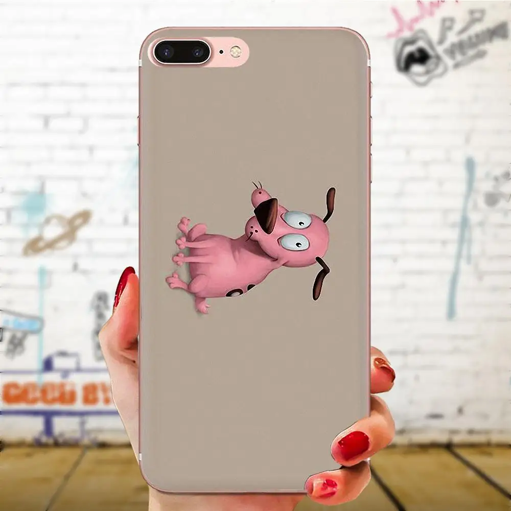 Смелая трусливая собака для huawei P7 P8 P9 P10 P20 P30 Lite Mini Plus Pro Y9 Prime P Smart Z 2018 2019 TPU