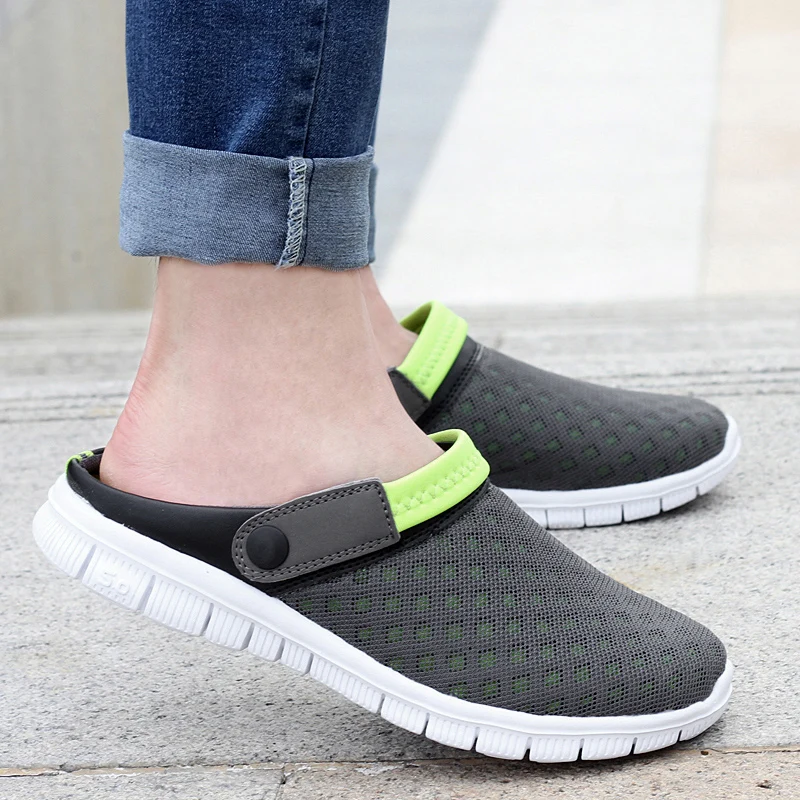 Мужские сандалии 2021 летние шлепанцы мужские уличные пляжные повседневная обувь