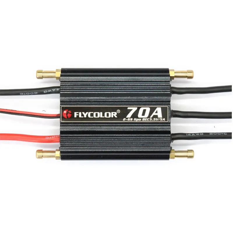 Модель корабля Flycolor 70A ESC подходит для лодки не более 75 см бесщеточный