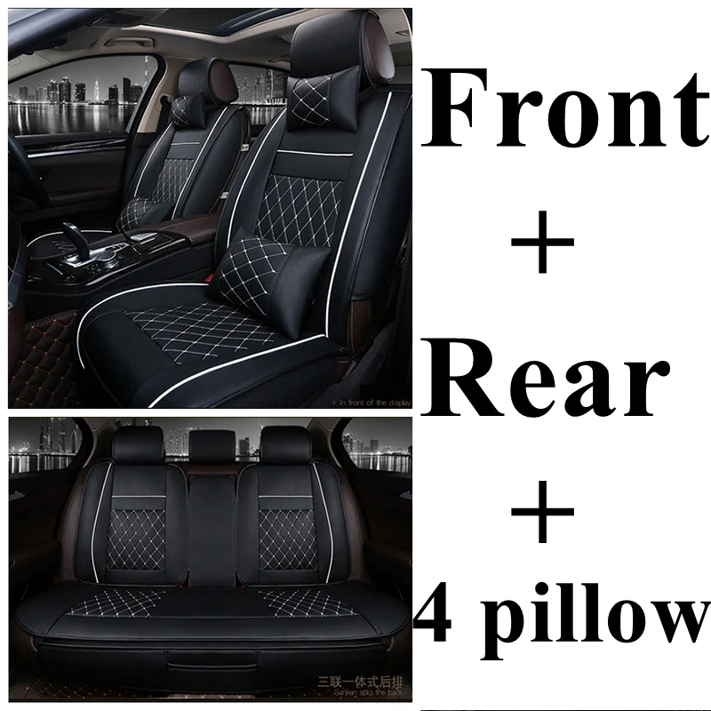 black white luxury Автомобильный чехол для LADA Vesta Xray Kalina Priora Largus 4x4 Granta Samara 2106 210 Mini Countryman Coupe Clubman автомобильные аксессуары - Название цвета: black white luxury