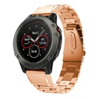 Быстросъемный металлический ремешок для наручных часов Garmin Fenix 5 5X plus 6 6X Pro 3 HR Forerunner 935945 D2 Bravo ремешок 2622 мм браслет