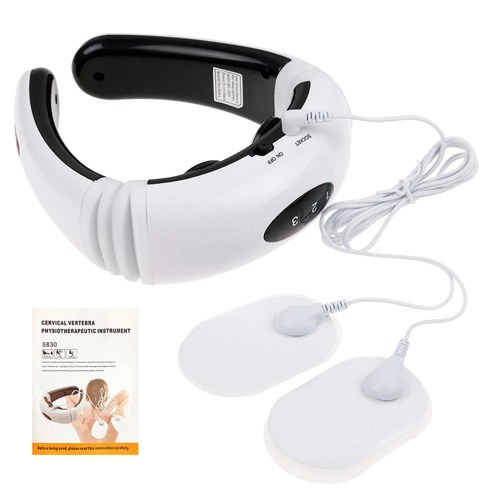 

Rechargeable /Battery Electric Neck Massager& Pulse Back 6 Mode Power Control Infrared Pain Relief Neck Physiotherapy Instrument