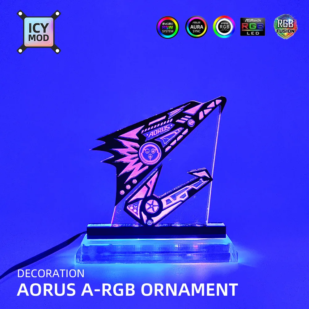 A RGB AORUS рисунок 5V3Pin GIGABYTE Орел убеждений украшения Aorus GIGA радужные баллоны