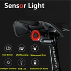 Велосипедный фонарь, светодиодный задний фсветильник рь для подседельного штыря IPX6, USB-зарядка, 2019