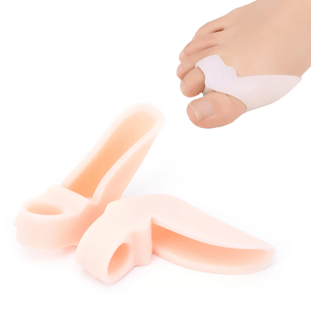 

1Pair Silicone Gel Bunion Big Toe Separator Spreader Eases Foot Pain Foot Thumb Hallux Valgus Correction Guard Cushion Concealer