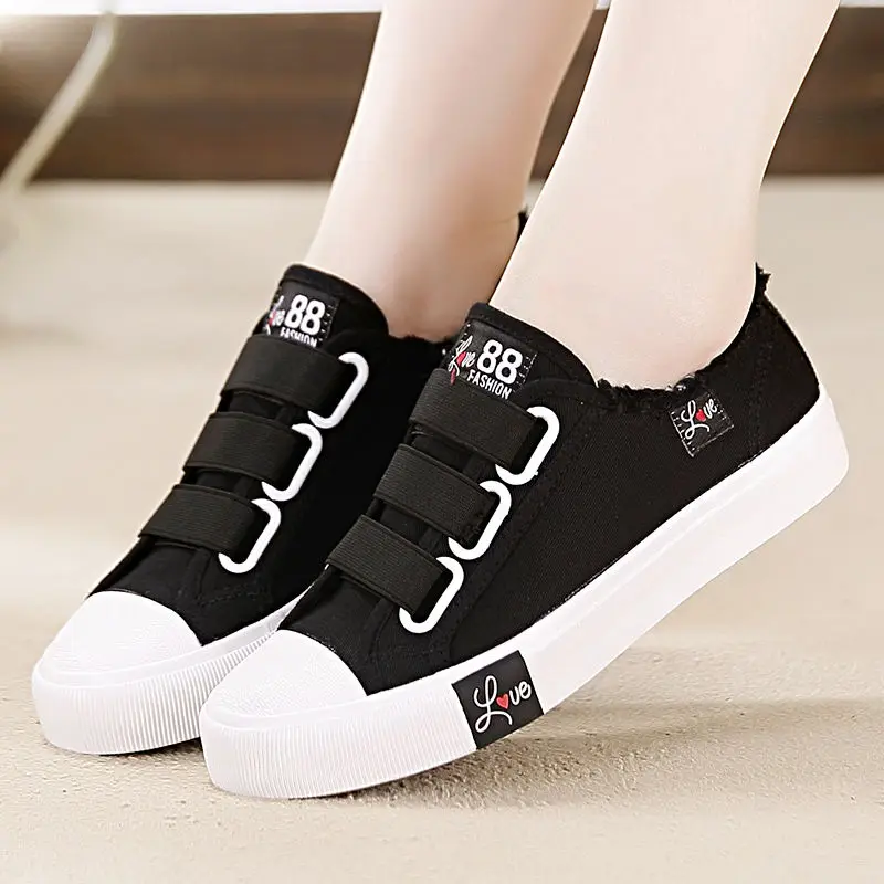 

New Women's Canvas Outdoor Running shoes Sport Walking shoes Cushioning platform Sneakers Breathable flats shoe zapatos de mujer