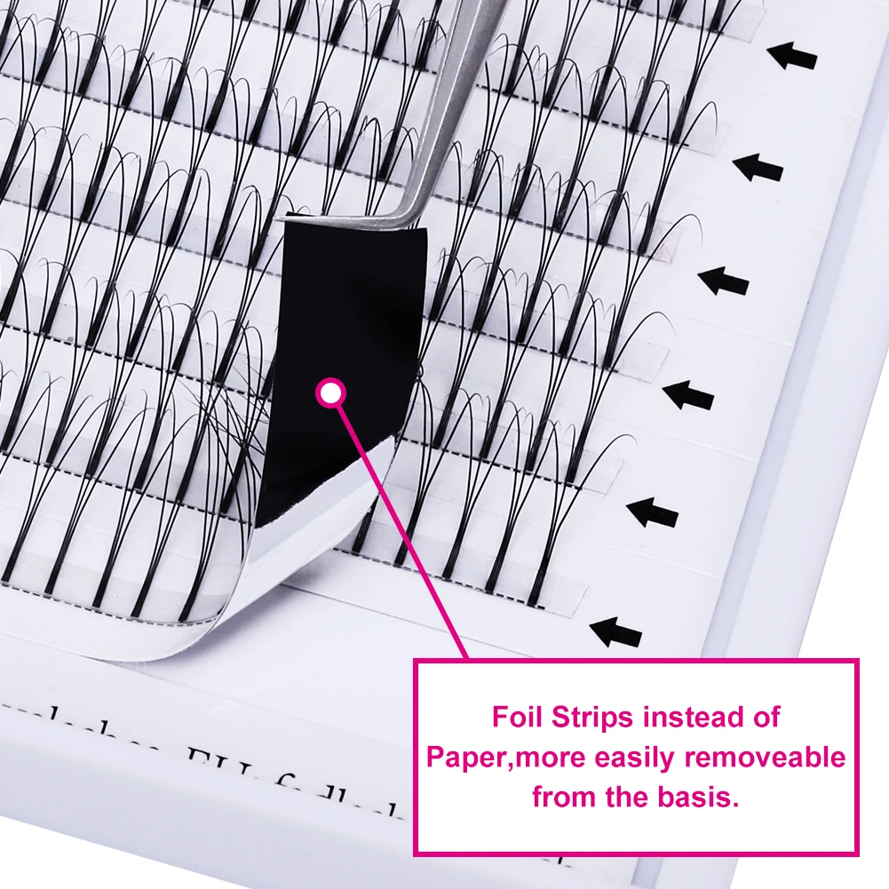 Готовые ресницы 3D 5D русские для наращивания профессиональные мягкие норковые
