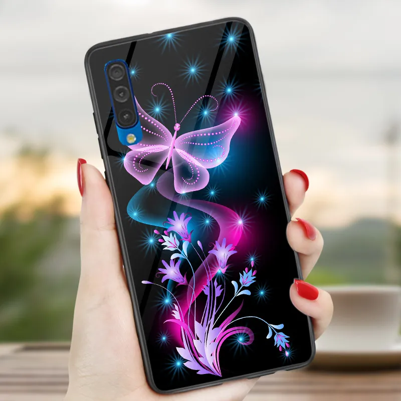 Чехол для samsung Galaxy J4, яркий Жесткий чехол для телефона samsung J4 Plus J6+ J1 J3 J5 J7, задняя крышка