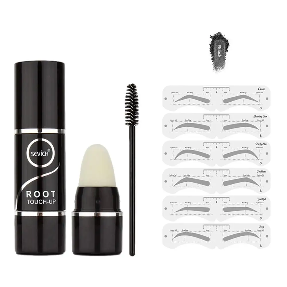 

5 Color New EyeBrow Stamp Shaping Kit Waterproof One Step Eyebrow Enhancers Eyebrow Tint Natrual Hair Line Makeup