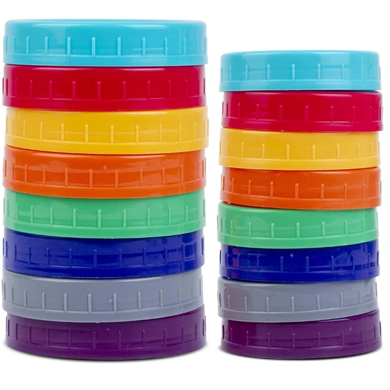 16 шт. крышки для банки Mason Jar герметичное уплотнение Силиконовое уплотнительное