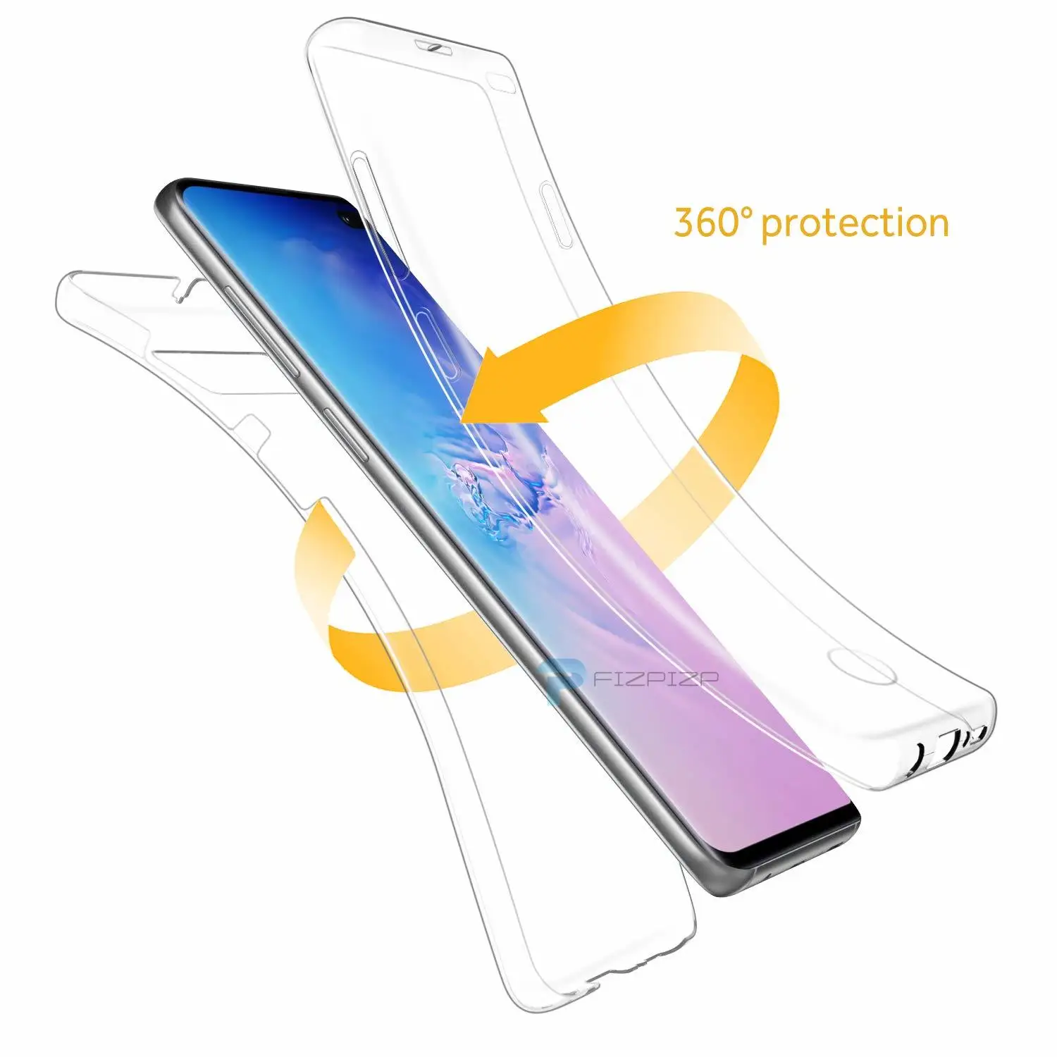 Двойной силиконовый чехол для Sasmung Galaxy A10 A20 A30 A40 A50 A70 M20 A50s S8 S9 Plus Note 10 9 S7 edge S10e S10