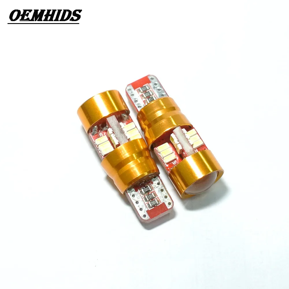2X T10 Светодиодный лампочки Canbus 5W5 автомобиля W5W светодиодный сигнальный