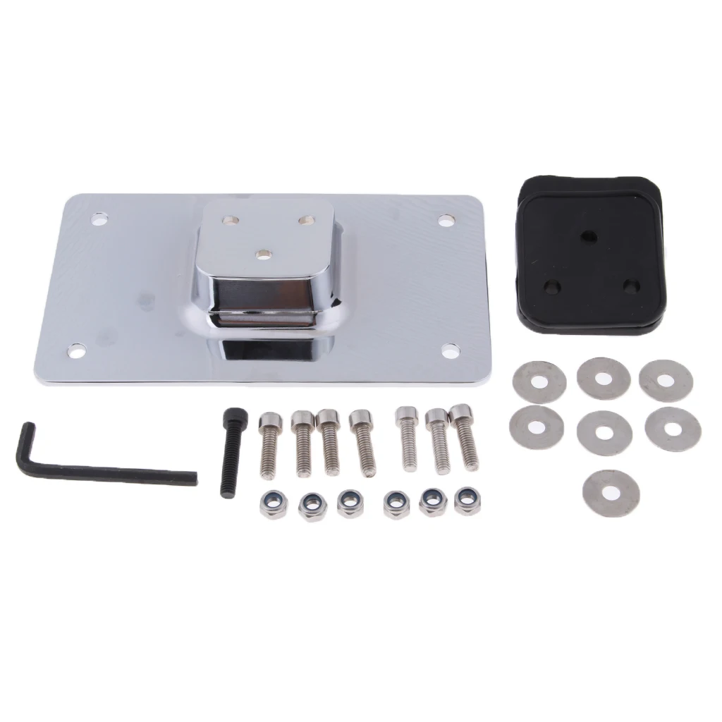 

3 Hole LayDown License Plate Bracket For Harley Softail Dyna XL 1984-