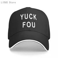 fashion brand men baseball cap letter print yuck fou dad hat adjustable snapback hats unisex hip hop cap bone