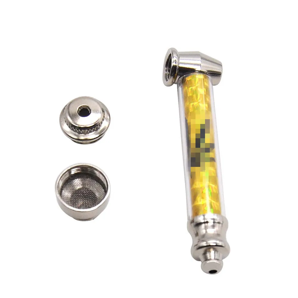 Мини Классические листовые Металлические курительные трубки для курения табака