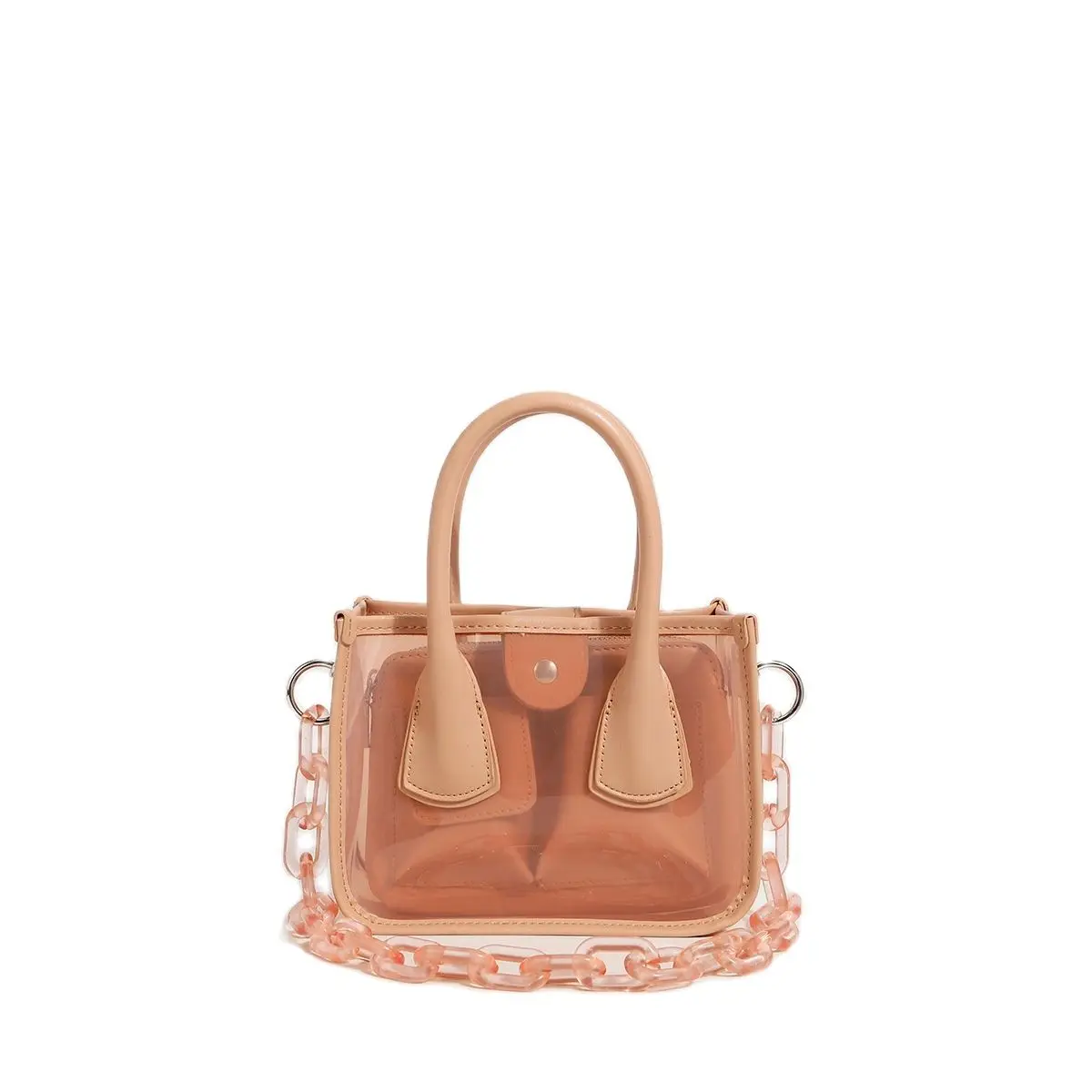 

2021 Female Bag Shoulder Bags Transparent High-grade Acrylic Vintage Removable Bag Casual Shoulder Purses Handbag Women Clutch