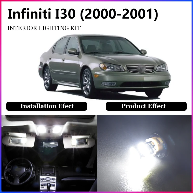 

ShinMan 13x LED CAR Light Car LED Interior Car lighting For Infiniti I30 2000-2001 LED Interior Light kit LED Car interior