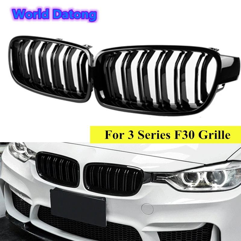F30 M3 стиль ABS M Производительность 2 планка передняя решетка сетки для bmw 3 серии f30