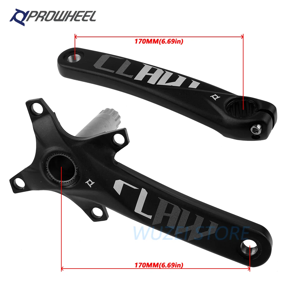 PROWHEEL 104BCD MTB шатун для велосипеда из алюминиевого сплава с нижней части шатун для велосипеда MTB Кривошип велосипеда аксессуары 170 мм 175 мм