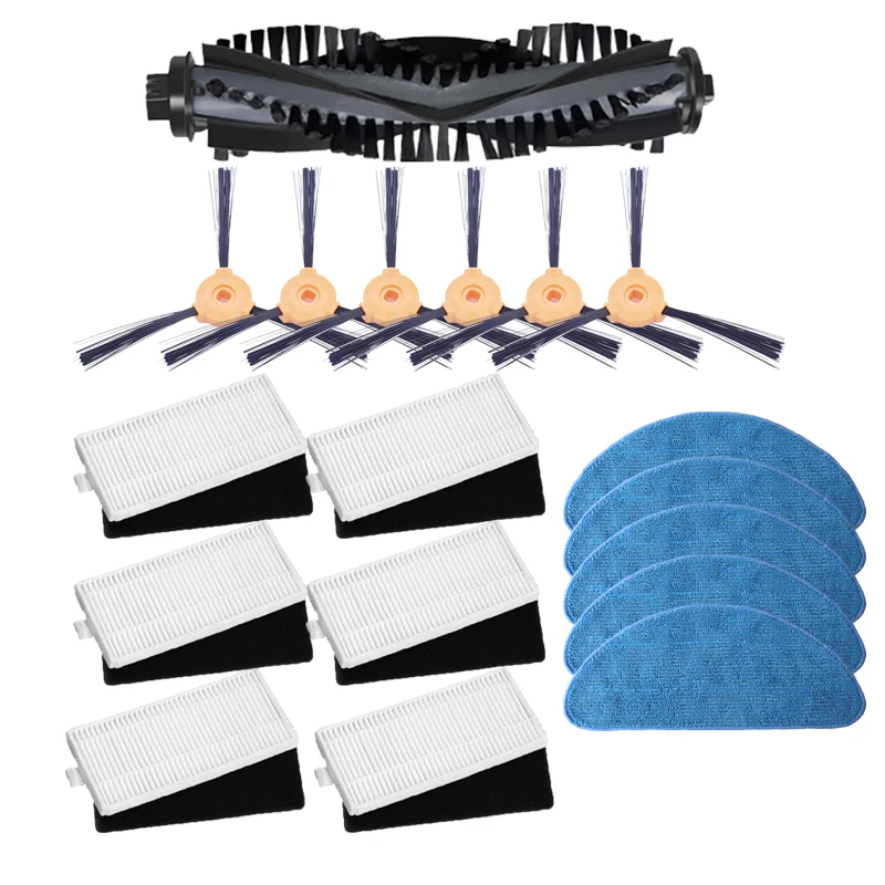 

Replacement Parts For Ecovacs Deebot 605 Robot Vacuum Cleaner Main Brush Hepa Filter Side Brushe Mops Accessory Kit Clean Tools