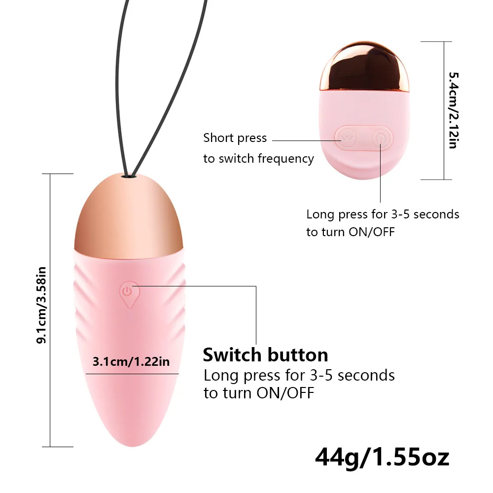Женские вибраторы с беспроводным пультом дистанционного управления тихие яйца