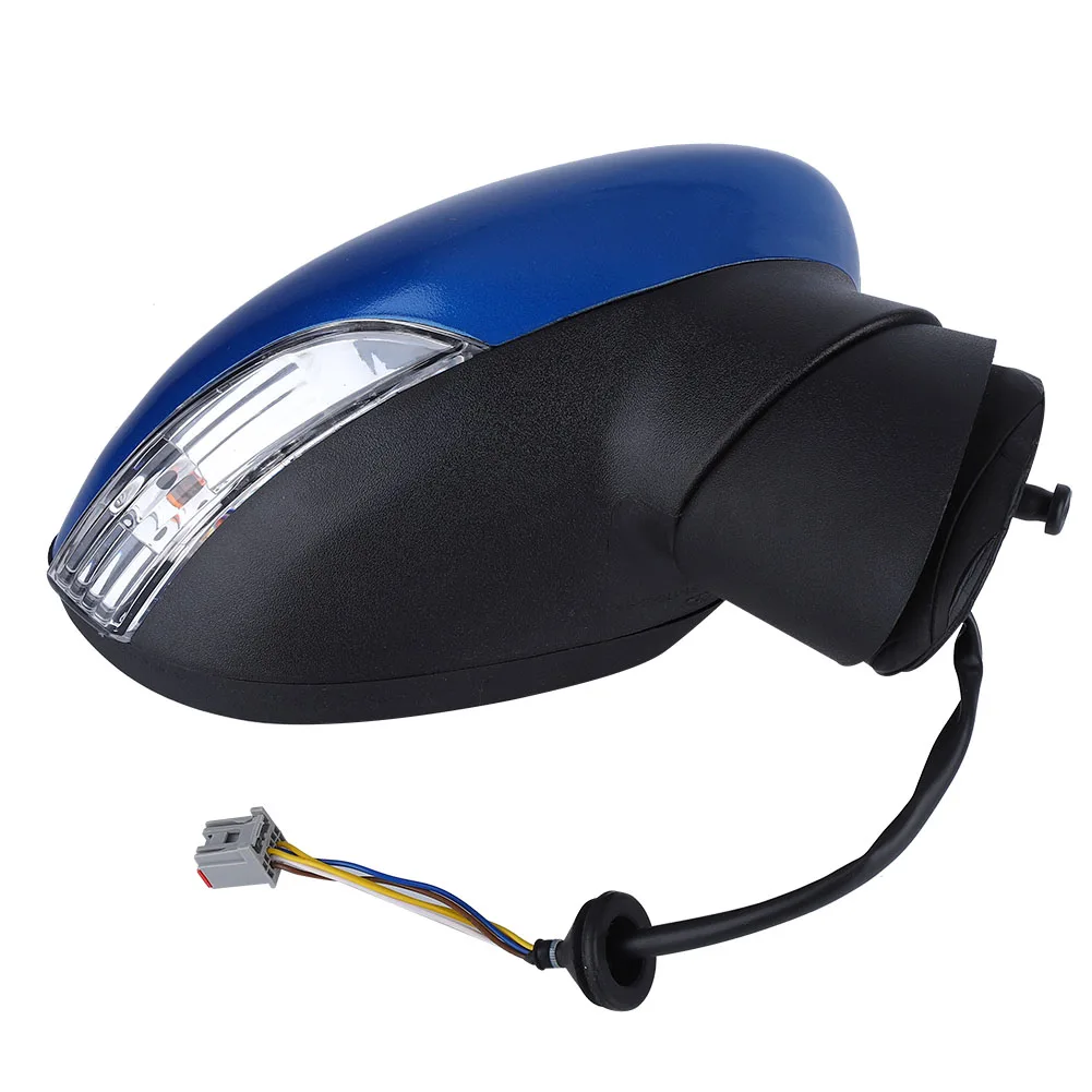 

Right Vice Driving Wing Door Electric Rear View Mirror Assembly Blue Fit for Ford Fiesta Electric Rear View Mirror Electric