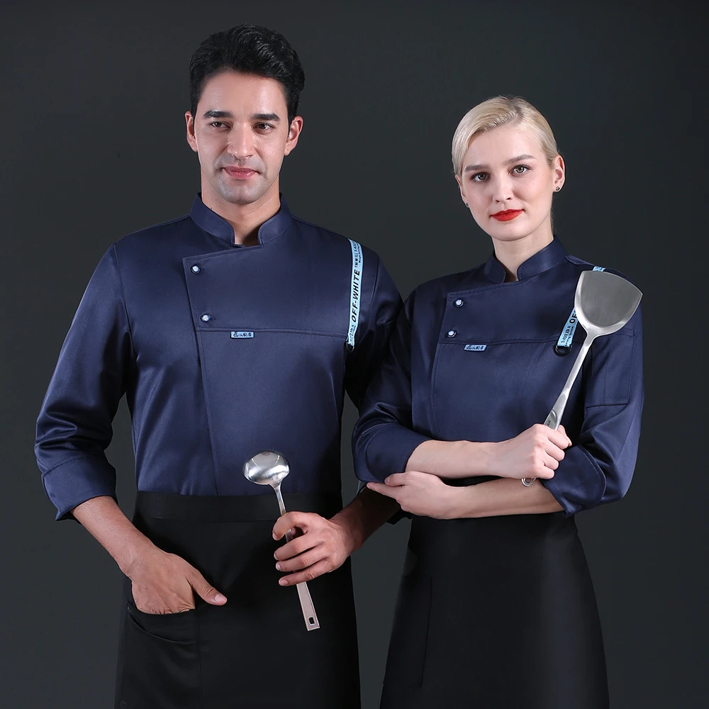 Униформа шеф повара рубашка для кухни мужчин и женщин топы обслуживания еды на