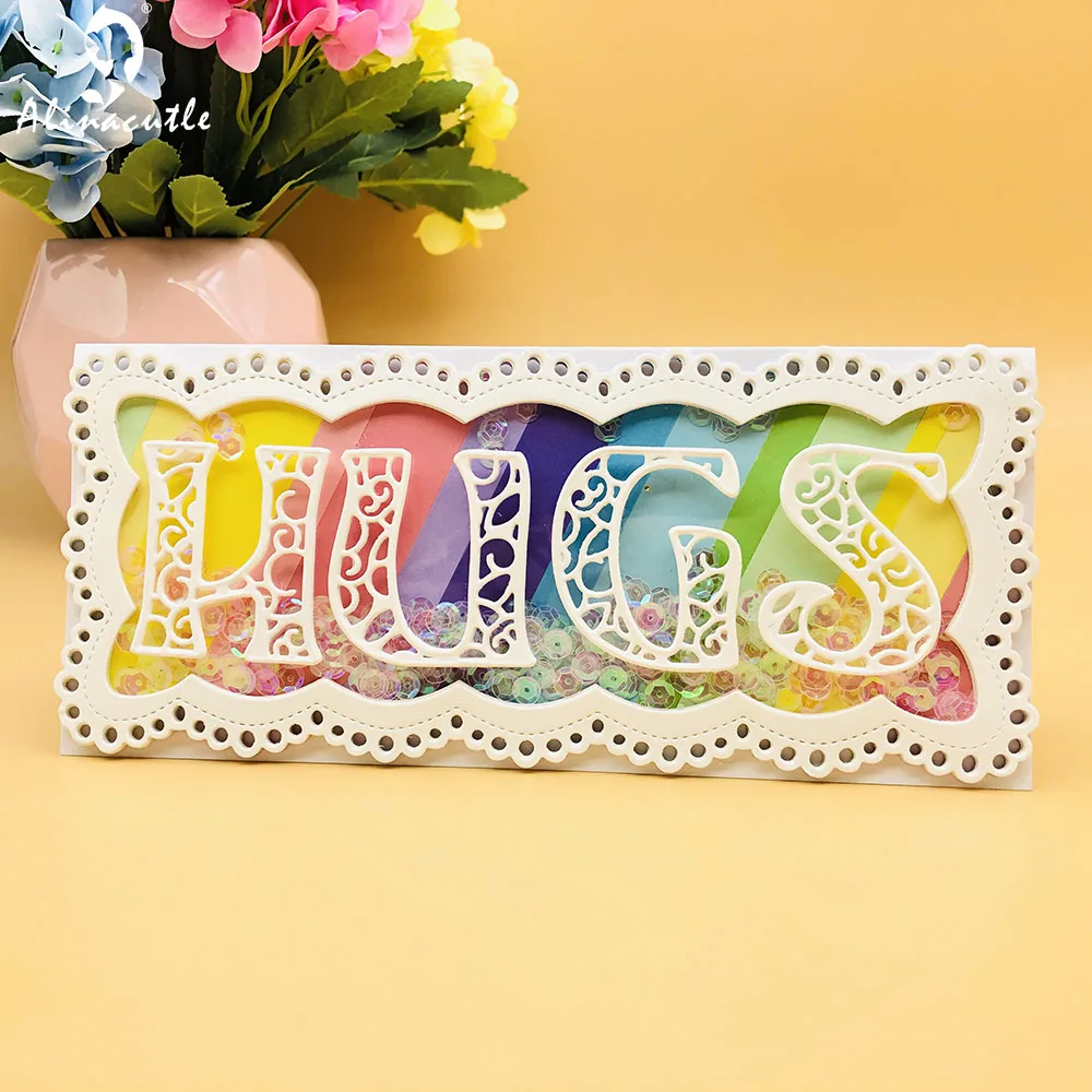 

METAL CUTTING DIES Alinacraft Cut 26PC MEGA 5CM HEIGHT ALPHABET Scrapbooking Paper Craft Card Album Punch Art Cutter Die Cut