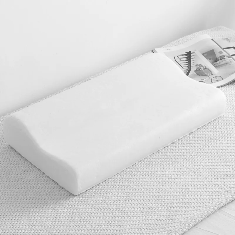 Ортопедическая подушка с эффектом памяти латексная мягкая медленным