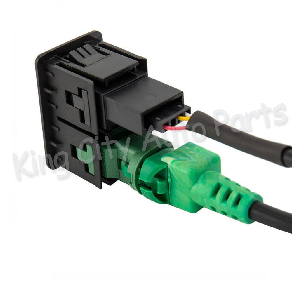 Зарядный разъем CAPQX USB порт адаптер для VW Passat B6 B7 CC Touran Polo Golf MK5 MK6 BMW 3CD035249A 1