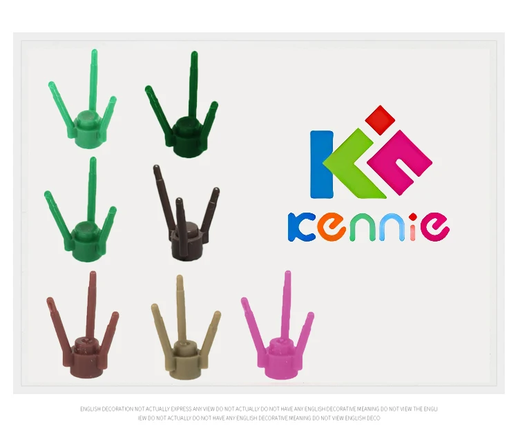 200 шт./лот Кенни строительные блоки кирпичи для стеблей № детали строительства