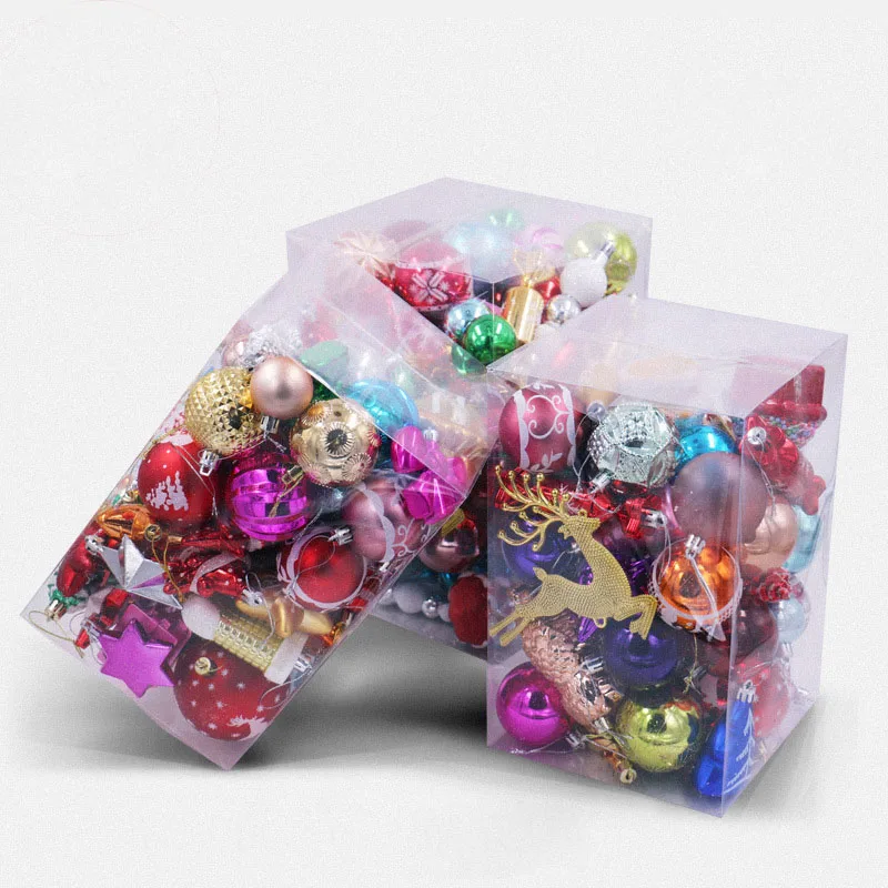 60-70 шт./компл. Рождественская елка Креативные украшения шары коробки