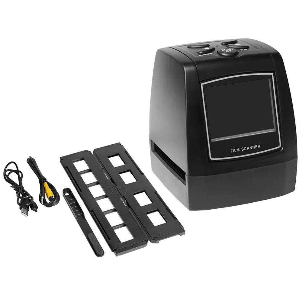 

Mini Portable Negative Film Scanner 35/135mm Slide Film Converter Photo Digital Image Viewer with 2.36 inch LCD Screen
