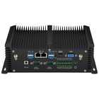 Безвентиляторный промышленный мини-ПК Intel Core i5 8250U i7 8550U RS232422485 8 * USB 2 * LAN HDMI VGA GPIO DDR4 RAM 4G LTE WiFi Windows 10