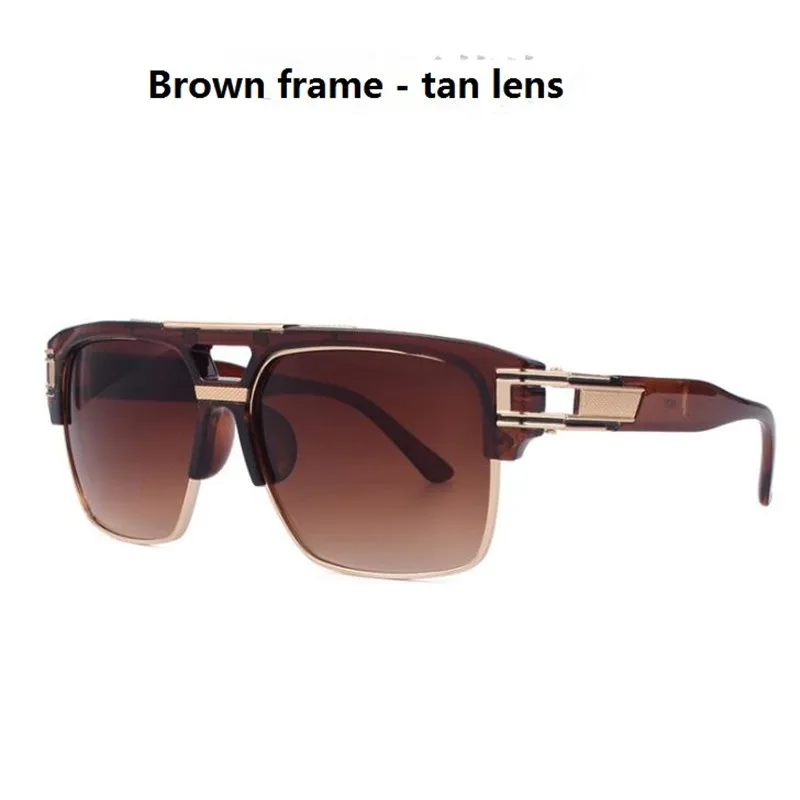 

KAPELUS Brand sunglasses Men's and women's square sunglasses Outdoor UV 400 Sunglasses Beach blue sunglasses