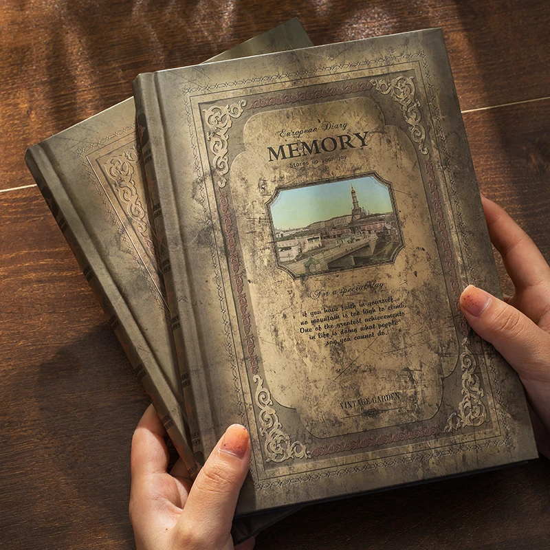 

2022 European Retro Thick Magic Notebook Creative A5 Diary Book Classical Gifts For Students