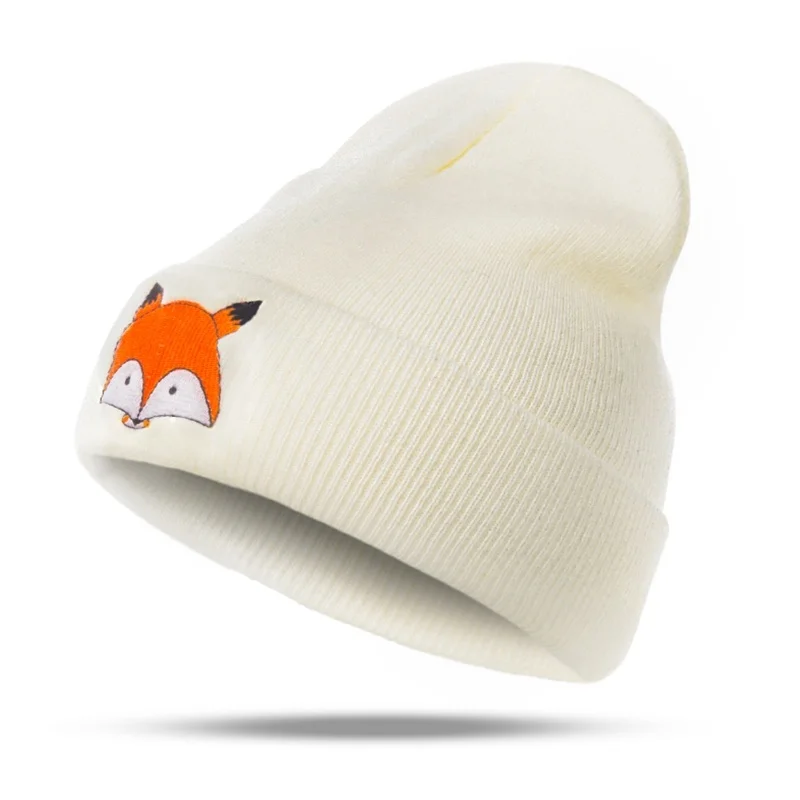 fashion Kids Baby winter warm Soft Cotton Beanie Girl Boy fox Knit Hat Toddler Infant Newborn Warm Cap | Детская одежда и обувь
