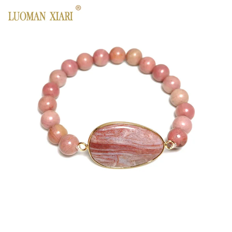 Оптовая продажа 100% браслет из искусственных бусин подвеска натурального камня с