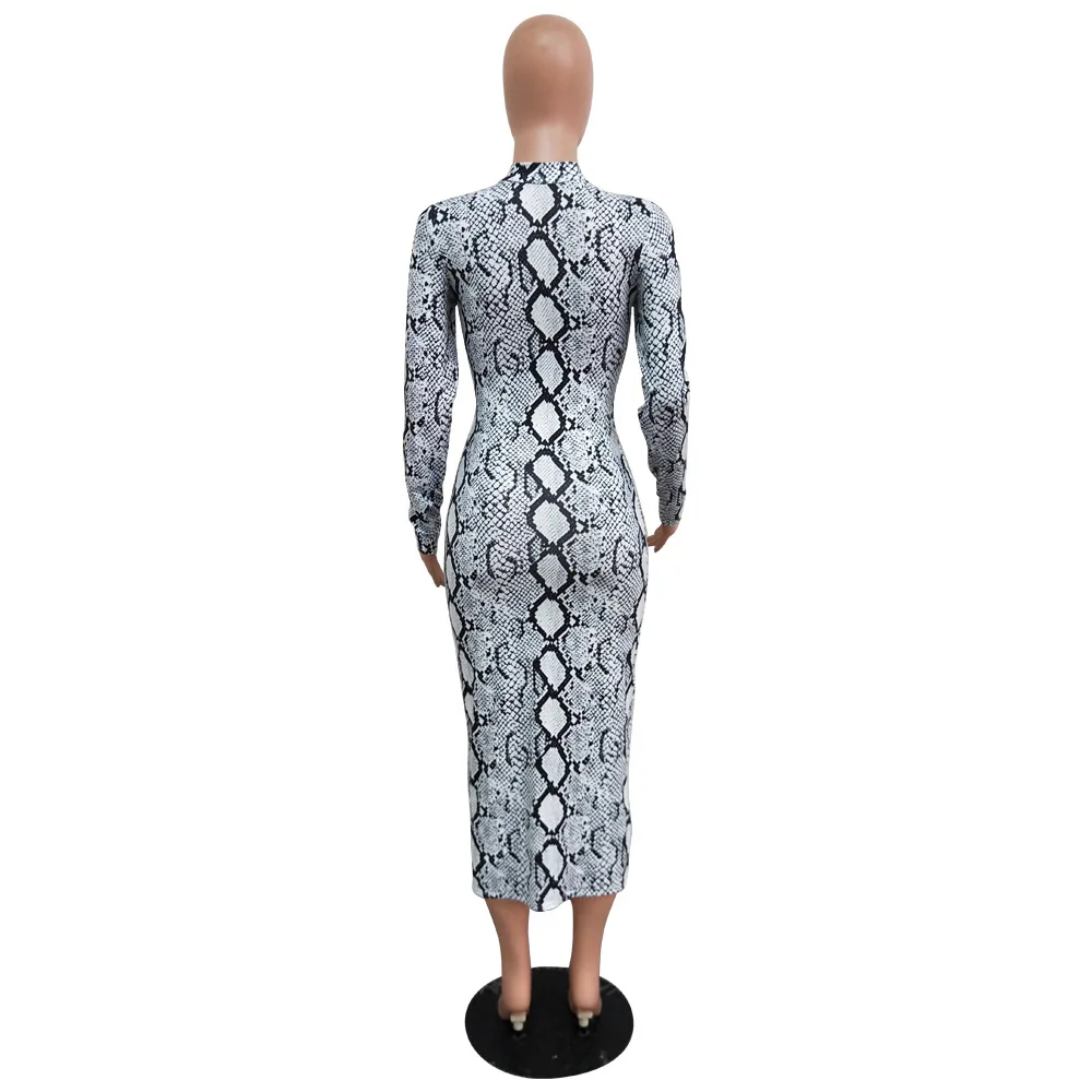 Женское вечернее платье на молнии Adogirl повседневное облегающее длинное со