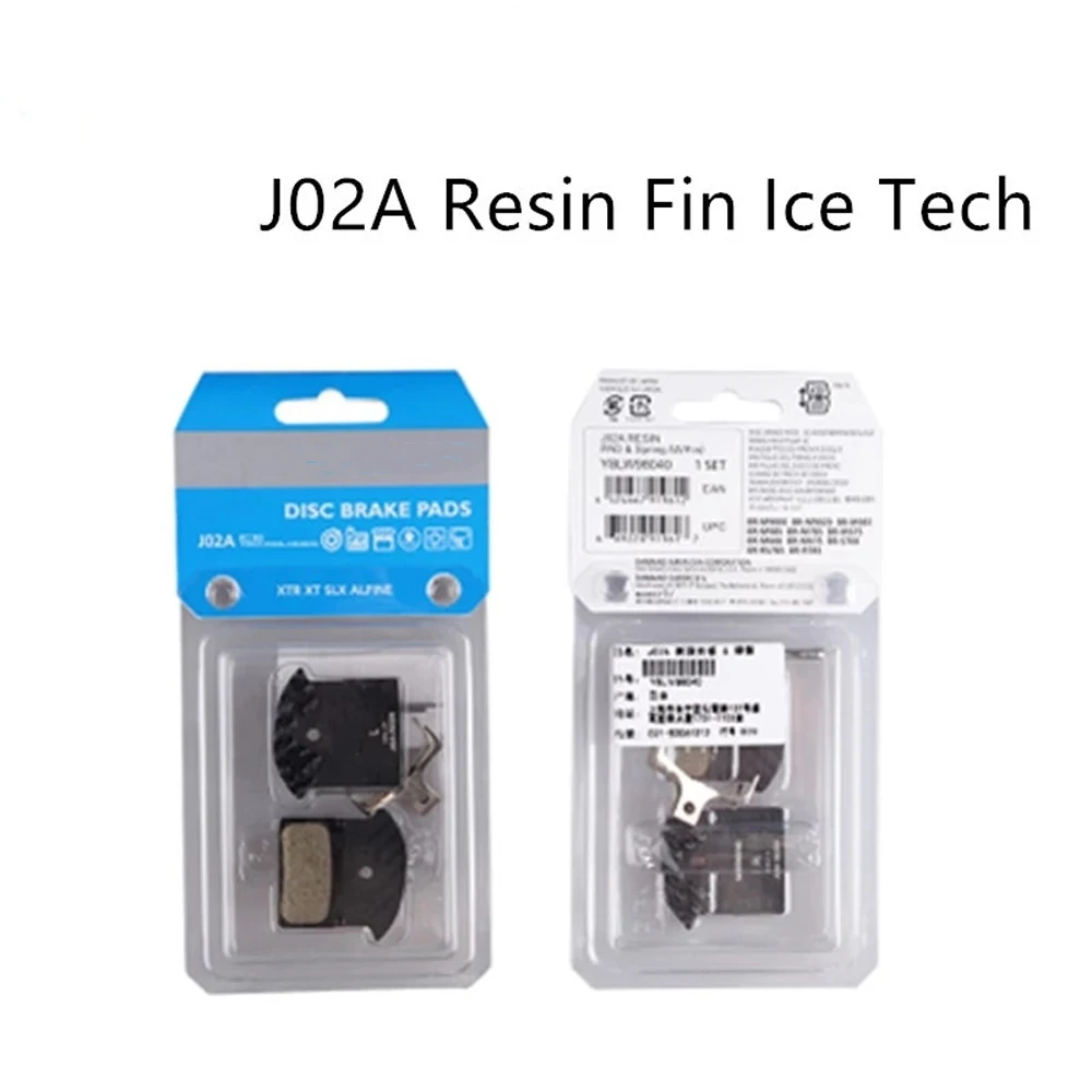 J02A резиновый плавник ICE TECH J04C металлический дисковые Тормозные колодки для M6000 SLX