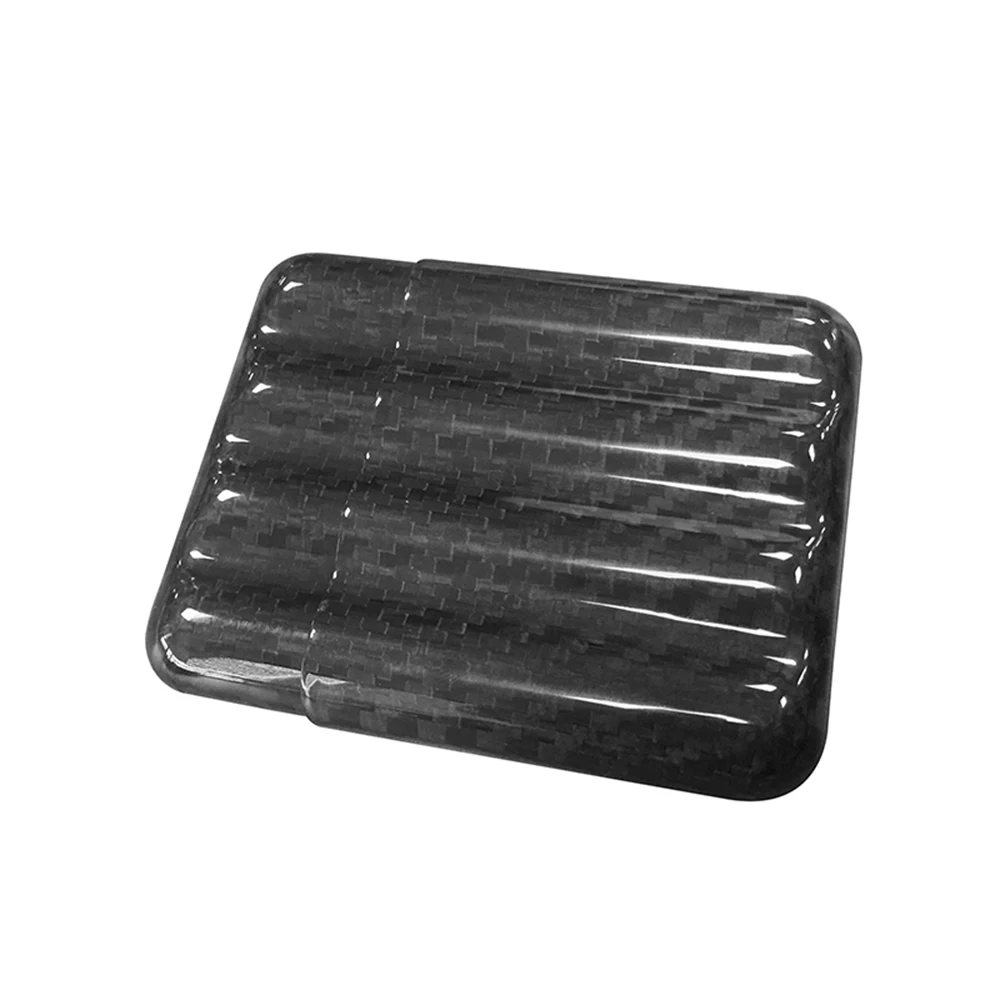 Чехол для сигар VOLENX из черного углеродного волокна вмещает 4 пальца роскошные