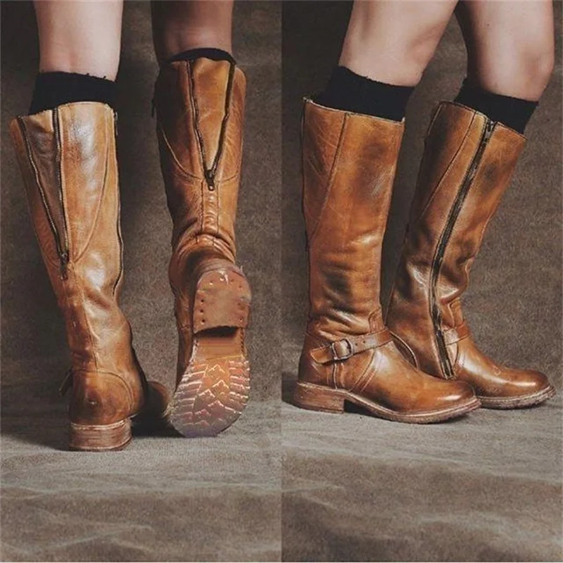 

2021 new low heel 35-43 large leisure high cylinder Knight boots