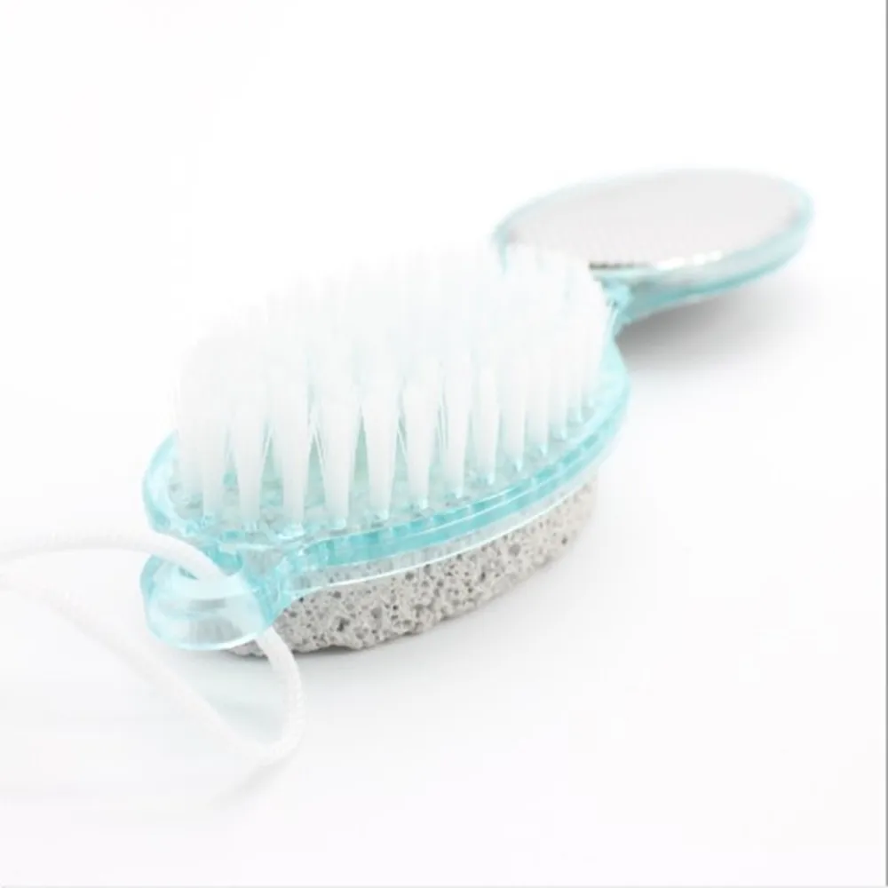 Щетка для стоп скруббер 4 в 1 массажа ног педикюра отшелушивающие щетки спа душ