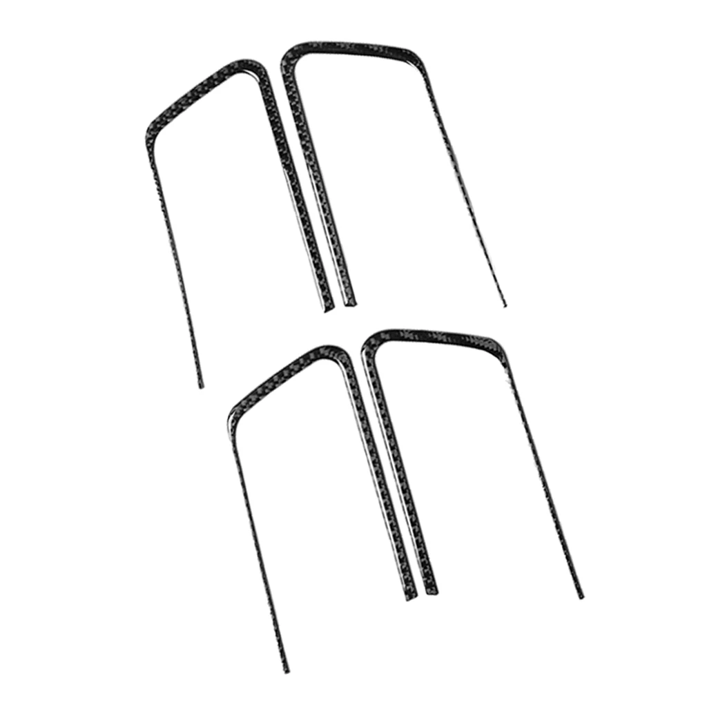 

Carbon Fiber Car Interior Door Handle Lid Sticker For Toyota Land Cruiser Prado 10-18 Car Accessories